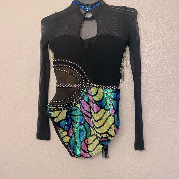 Revolution solo custom Tenth House Dance costume STARLIGHT TH24201 LC child - Picture 5 of 11